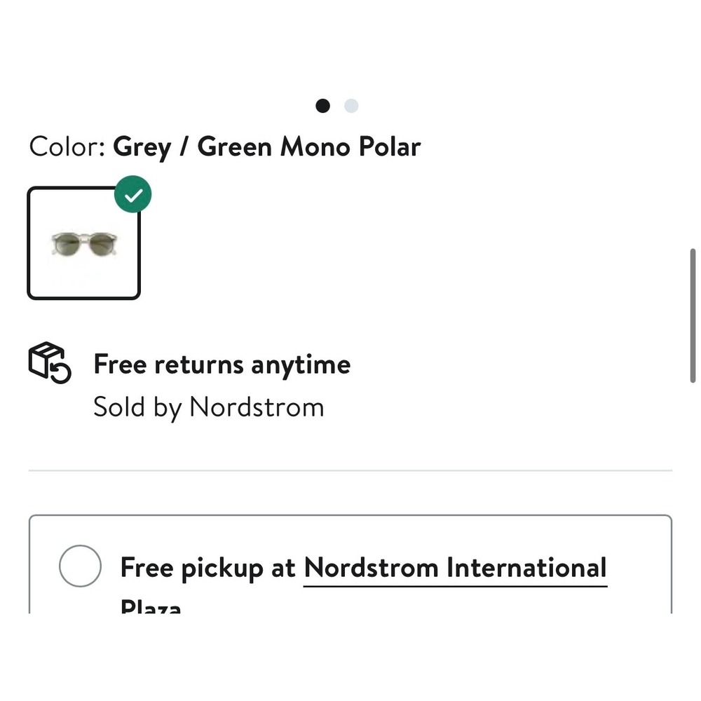AIRE Nucleus 52mm Polarized Round Sunglasses Grey Green Mono Polar 2342211 - Picture 3 of 8
